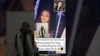 The moment Ari Declined Moneybagg Fan Hug from another b**ch #moneybaggyo #arifletcher #shorts #rap