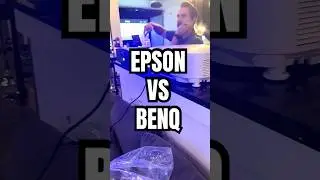 💡Projector Showdown: Epson vs. BenQ  #technology #projector #shorts #experiment
