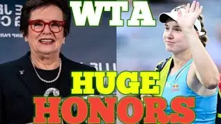 tennis 2026 highlights 🔥🥎🎾 Elena Rybakina receives huge honors from Billie Jean King 👑 