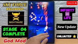 SKY FORCE RELOADED New Update Unlimited Star ⭐ Infinity ♾️ Life STAGE 04 NIGHTMARE