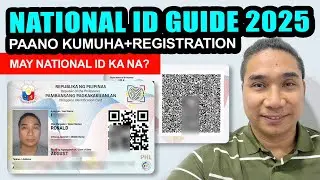 PAANO KUMUHA NG NATIONAL ID 2025 | PHILIPPINE NATIONAL ID REGISTRATION 2025 TUTORIAL