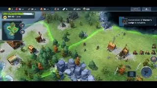 Northgard Svafnir_ Clan of the snake gameplay using android(Custom Mode) - Part 1