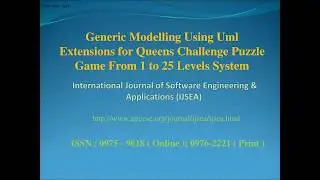 Generic Modelling Using Uml Extensions for Queens Challenge Puzzle Game From 1 to 25 Levels System