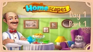NOW IT'S TIME TO FIX THE KITCHEN | Homescapes: Kitchen Gameplay Day 1 Part 1