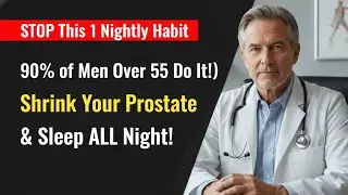 Urologist ALERTS Men 55+  This Night Habit Is ENLARGING Your Prostate 90% Do It