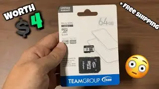 Teamgroup SDXC UHS-I U1 C10 Micro SD Memory Card | Unboxing | 64GB | 100MB/s |