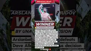 Arslanbek Makhmudov defeats Dave Allen #MatchroomBoxing #Heavyweight #FightNight #Boxing #UKBoxing