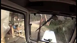 Cab view - Steyr 8075 + Strautmann Hydrofox  *uncut* 2014