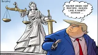 SEPTEMBER 6 Funny American Political Cartoon - Breaking News - USA Politic Caricature - Trump Satire