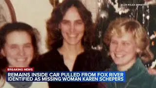 Human remains found in car pulled from Fox River ID'd as Elgin woman missing since 1983