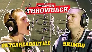 Madden Throwbacks: DntcareaboutIce vs Skimbo | Madden NFL 18 Club Championship