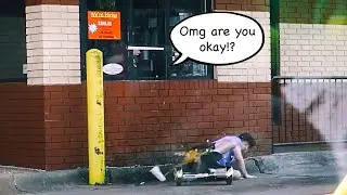 Hoverboard Drive Thru Prank!