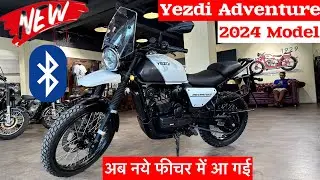 Yezdi Adventure 2024 New Model Review😱jawa Yezdi adventure 2024 | yezdi adventure bike | yezdi bike