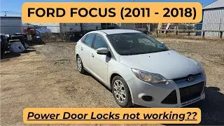 Ford Focus - POWER DOOR LOCKS FUSE LOCATION (2011 - 2018)