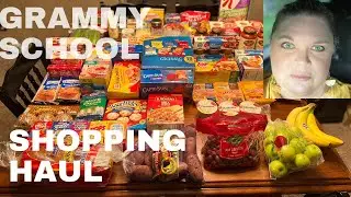 SHOPPING HAUL/GRAMMY SCHOOL HAUL/QUICK AND EASY SCHOOL BREAKFAST AND LUNCH IDEAS/VICKIE WRIGHT