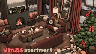 xmas apartment 🎄 |  The Sims 4 apartment renovation | speed build