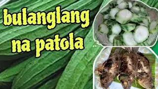 BULANGLANG NA PATOLA,WITH INIHAW NA TILAPYA