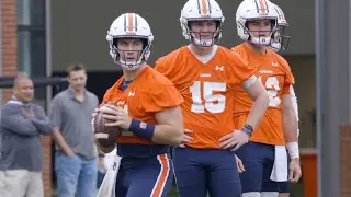 Auburn QBs compete on first day of Spring practice; Payton Thorne, Walker White, Hank Brown