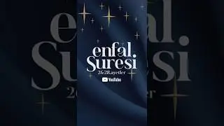 Enfal Suresi (26-28. ayetler) #hergunkuranokuyorum