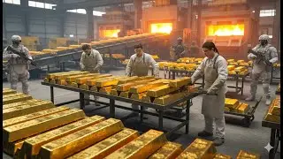 Inside a High-Tech Gold Refinery: From Raw Gold to 999.9 Bullion (Educational)