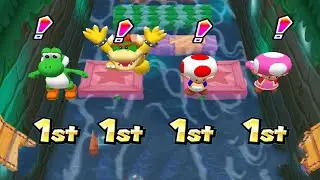 Mario Party 6 Minigames - Yoshi vs Koopa vs Toad vs Toadette (Master Cpu)