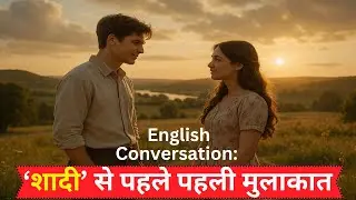 शादी से पहले पहली मुलाकात | ENGLISH CONVERSATION | FIRST MEETING BEFORE MARRIAGE, #marriage #english