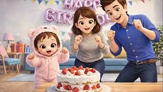 Baby’s Birthday Day 🎂 | From Morning Wake-Up to Blowing Candles #birthdaybaby #family #cutebaby 