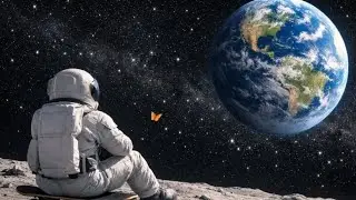 Lone Space Man 🧑‍🚀 Relaxing Space Lofi Music 🌌 Chill Lofi Beats to Relax & Stress Relief ~ 5H MIX