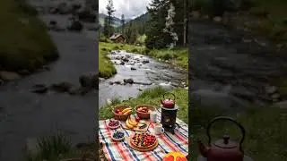 Peaceful Riverside Picnic in Nature | Relaxing Countryside Vibes 🌿