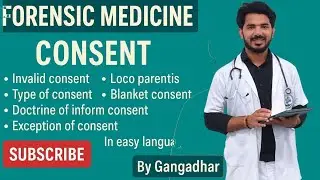 Consent &type #fmt forensic medicine #gangadhar #chaipembbs #mbbs