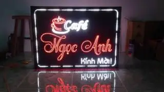 Led vay bang hieu cafe vien sao bang