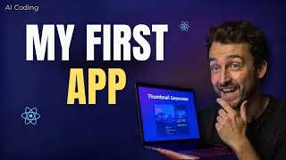 EP1: Coding My First Real App: Thumbnail Generator Frontend (Next js + AI Help)