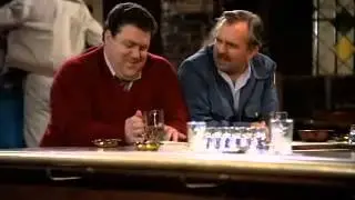 Cliff and Norm meet chicks