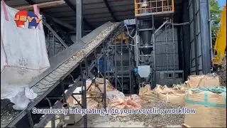 Seamless 45 Degree Steep Incline Belt Conveyors for Metal Recycling Workflows