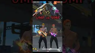 free fire EVO UMP- BOOYAH DAY 2021 VS BOOYAH DAY damage test challenge 😵#youtubeshorts #ump #shorts