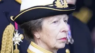 How Princess Anne Made History In The Queen's Funeral Procession