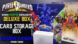 Power Rangers: Heroes of the Grid Deluxe Box and the Card Storage Box
