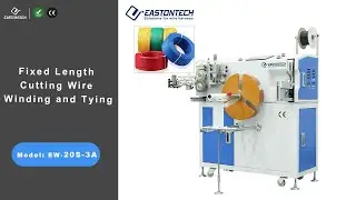 EW 20S 3A Floor Standing Automatic Wire Winding and Tying Machine With Meter Counter EASTONTECH