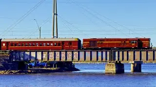 NSWDR 4501 Hauls NSWGR 3526 South Towards Woy Woy - THNSW Gosford 2025