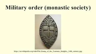 Military order (monastic society)