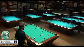 FIGHTING FOR SURVIVAL! Gary Henderson vs  Derek Cunningham - 9-Ball Race to 3!