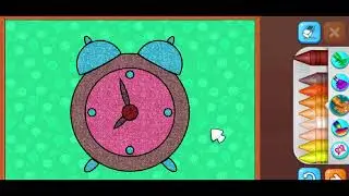 Alarm Clock Drawing, Painting and Coloring for Kids, Toddlers | Magic fingers Art