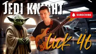 Jedi Knight Legato Lick 46 - Fusion Shred Guitar | Derryl Gabel