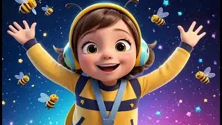 Count the Busy Bees in the Garden | Fun Counting Song for Kids | Sweet Learning Adventure Rhyme