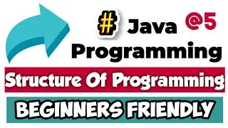 structure of java program in hindi | Structure of java program |  java programming