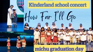 Michu graduation and concert day 🥰 #kinderland #trending #school #concert #malaysia #moana 