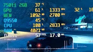 😎🇺🇸🇳🇮 Retro Gaming PC - Core2Quad Q9550 in a Cougar MX330-G Case - 4 - GTX 750ti in GTAV