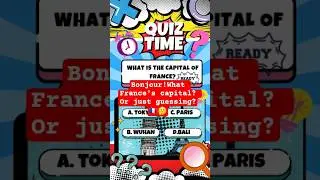 What is the capital of France?🇫🇷 #shorts