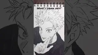 Draw gojo sketch #gojo #satorugojo #art #drawing #sketch #anime #shorts #jujutsukaisen #jjk #viral