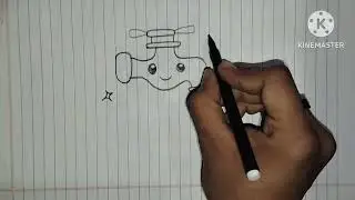 How To Draw a Cute Faucet  Draw Cute Things @Uplaksh69 